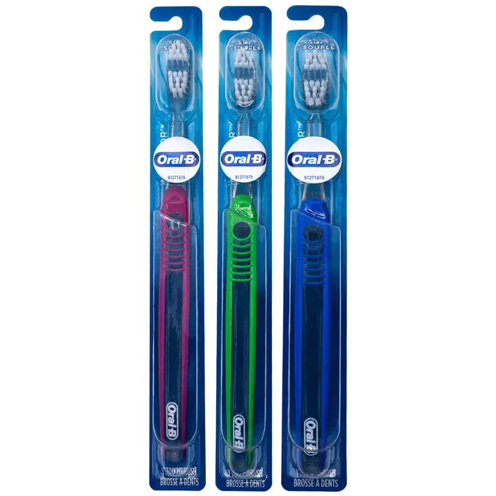  Waterpik Oral-B Indicator Flat Trim Toothbrush Soft 30 Tufts White 105631 — product photo