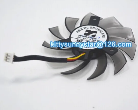 Compact two-tone CPU fan with three-pin connector