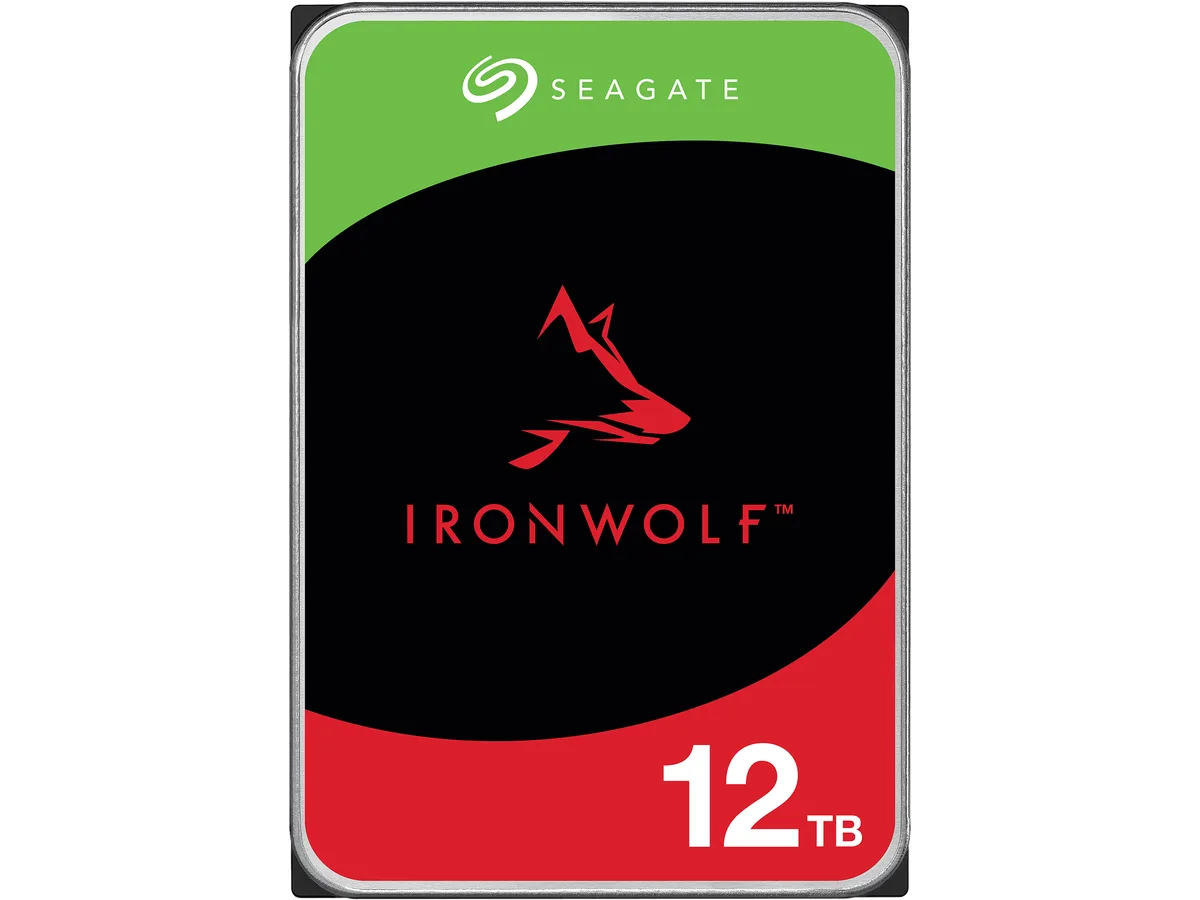 Seagate Seagate ST12000VN0008 IronWolf 12TB 7200 RPM 256MB SATA 3.5" internal hard drive — product photo