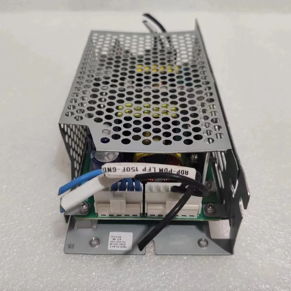 Rectangular metal power supply module with screw terminals
