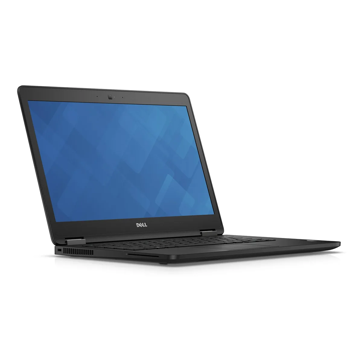 Black Dell Latitude E7470 14 inch FHD laptop closed view