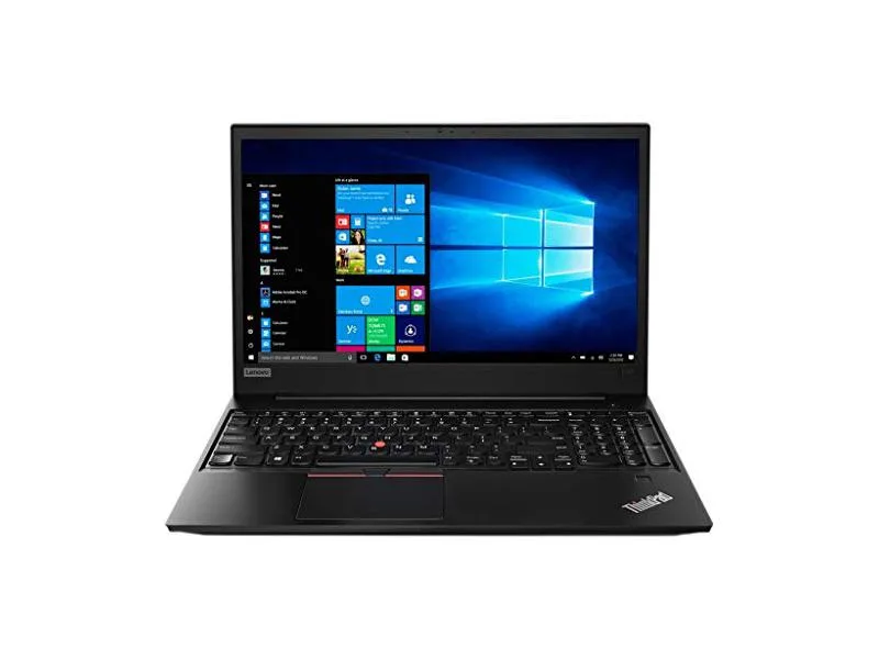 Black 14-inch ThinkPad T480s laptop with matte anti-glare display and compact keyboard