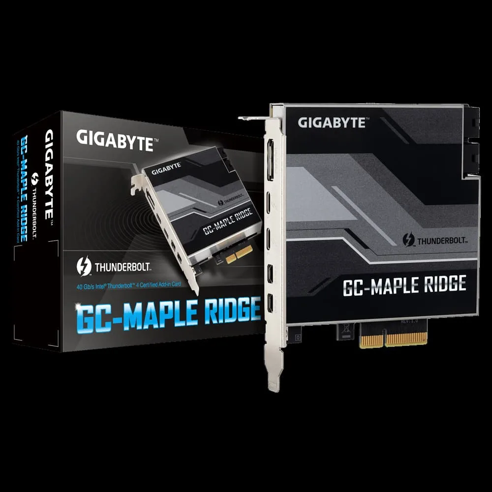 GIGABYTE GIGABYTE Z590 Thunderbolt 4 PCIe x4 expansion card — 商品照片