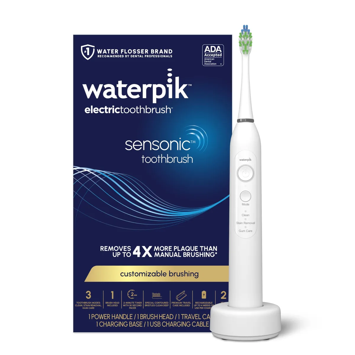  Waterpik Sensonic Electric Toothbrush White STW-03W020 — product photo
