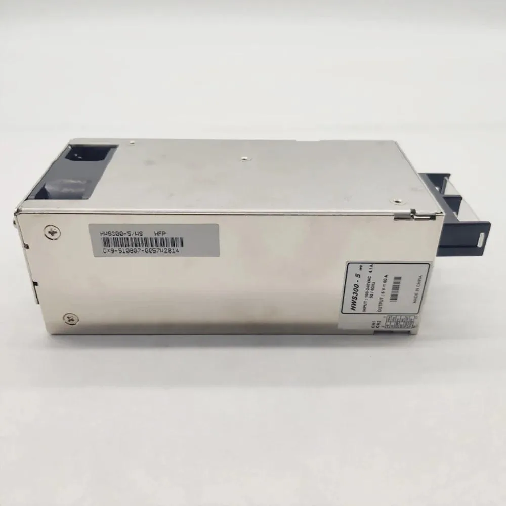 Rectangular metal ATX power supply unit with ventilated sides