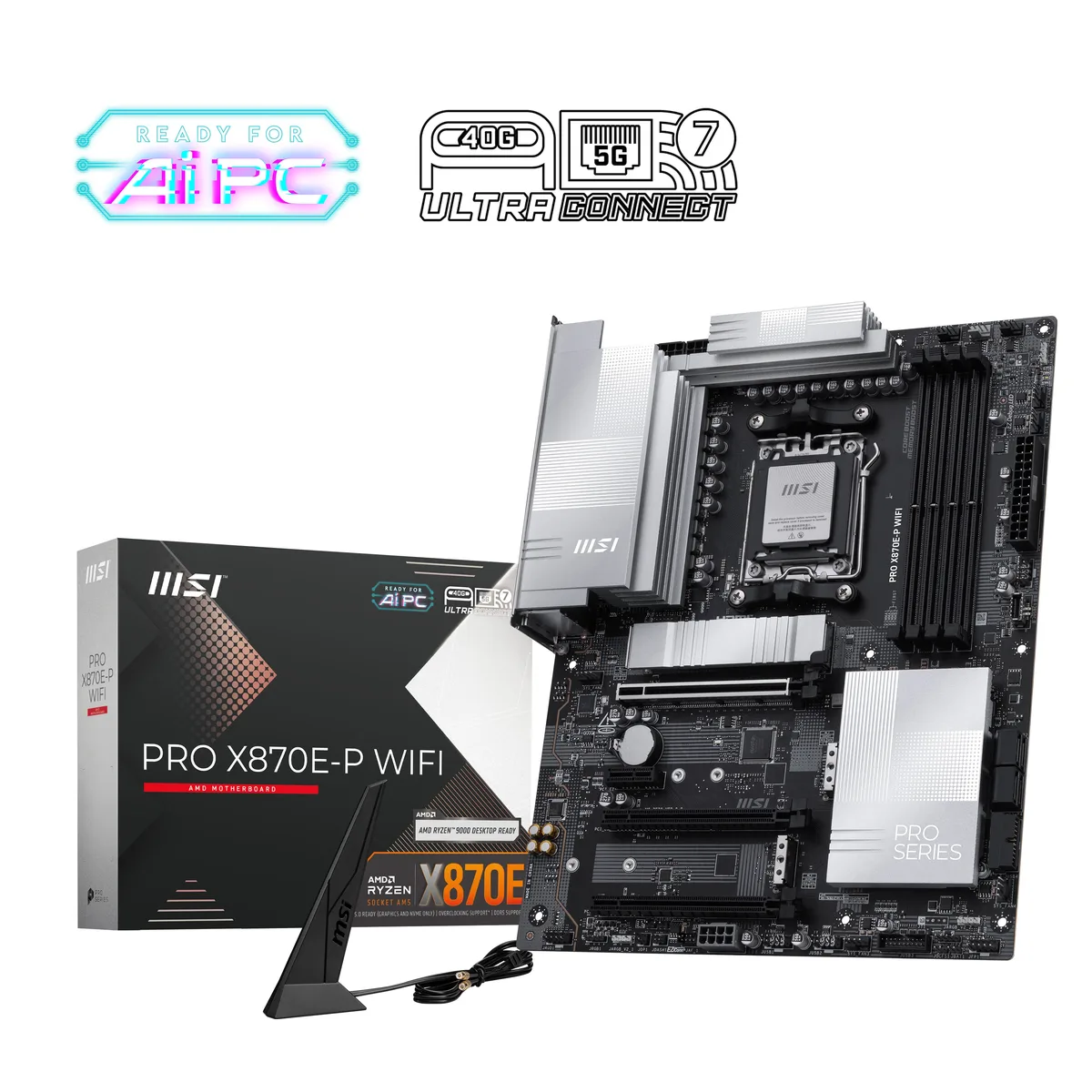 MSI MSI PRO X870E-P WIFI AMD motherboard — photo du produit