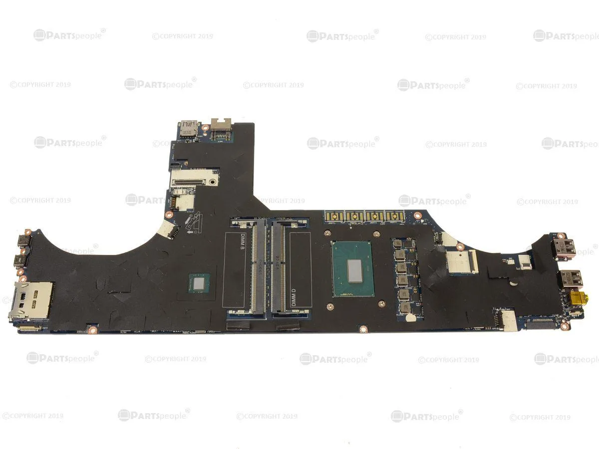 Dell Precision 7730 motherboard with integrated Intel i7-8850H 2.6GHz processor