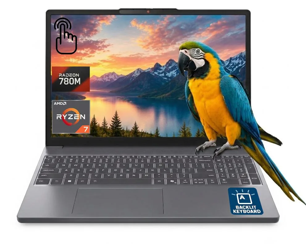 Lenovo Lenovo IdeaPad Slim 3 15.3" Touchscreen Ryzen 7 8840HS 16GB 512GB Grey — product photo