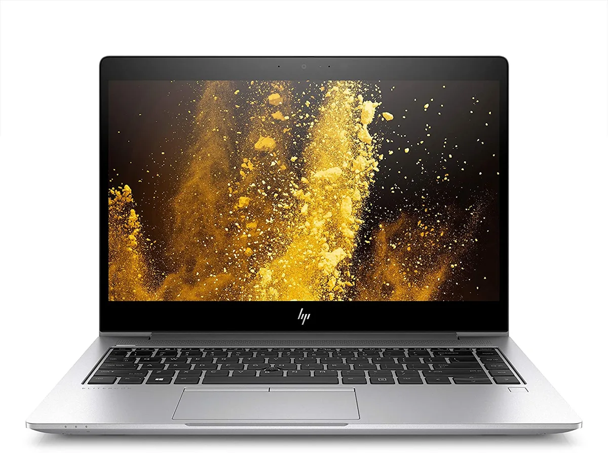 Silver 14 inch business laptop, matte non-touch screen, Grade B cosmetic condition