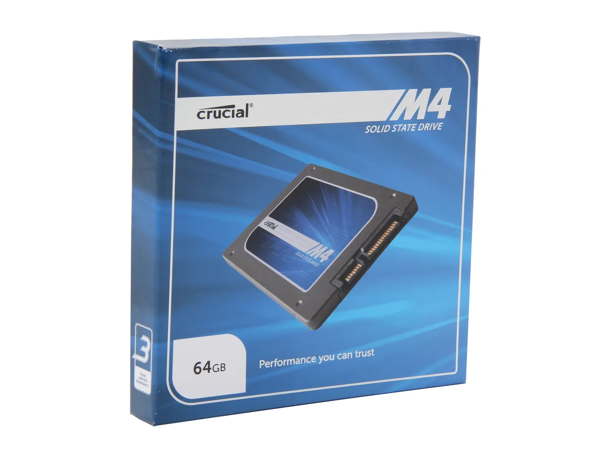 Crucial Crucial CT064M4SSD2 M4 64GB 2.5" SATA III internal SSD — product photo