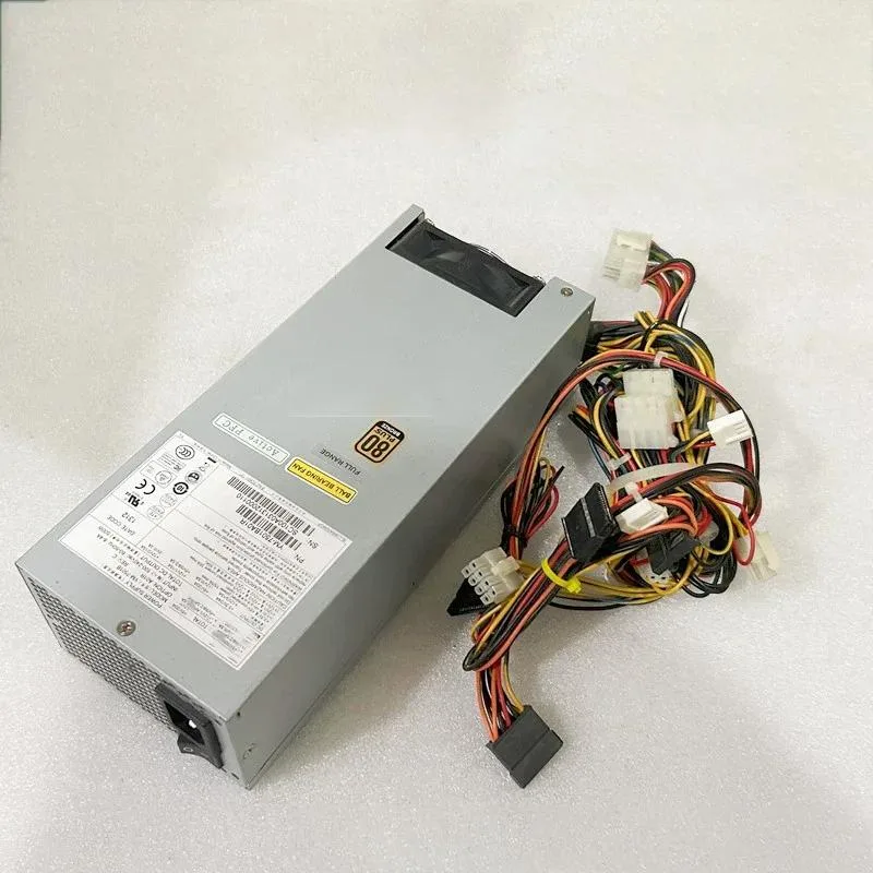 Silver 2U server power supply unit with dual 8-pin connectors