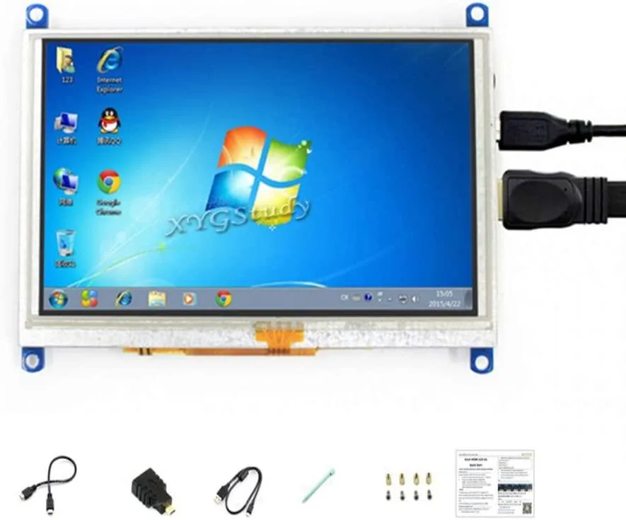 WaveShare WaveShare 5inch 800x480 Resistive Touch Portable Monitor (G) — снимка на продукта