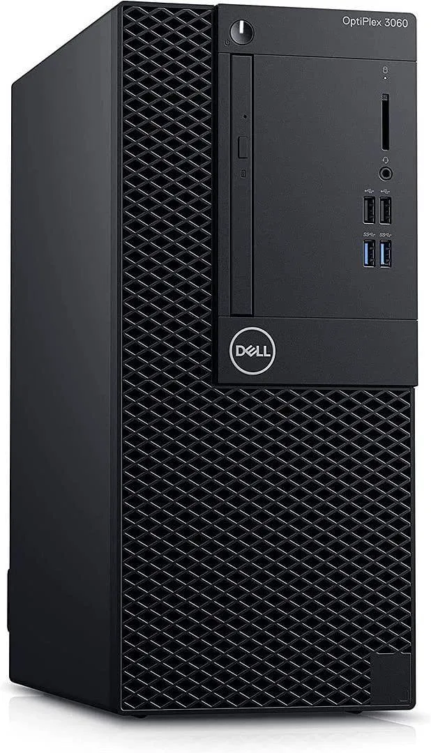 Black Dell OptiPlex 3050 mini tower desktop computer