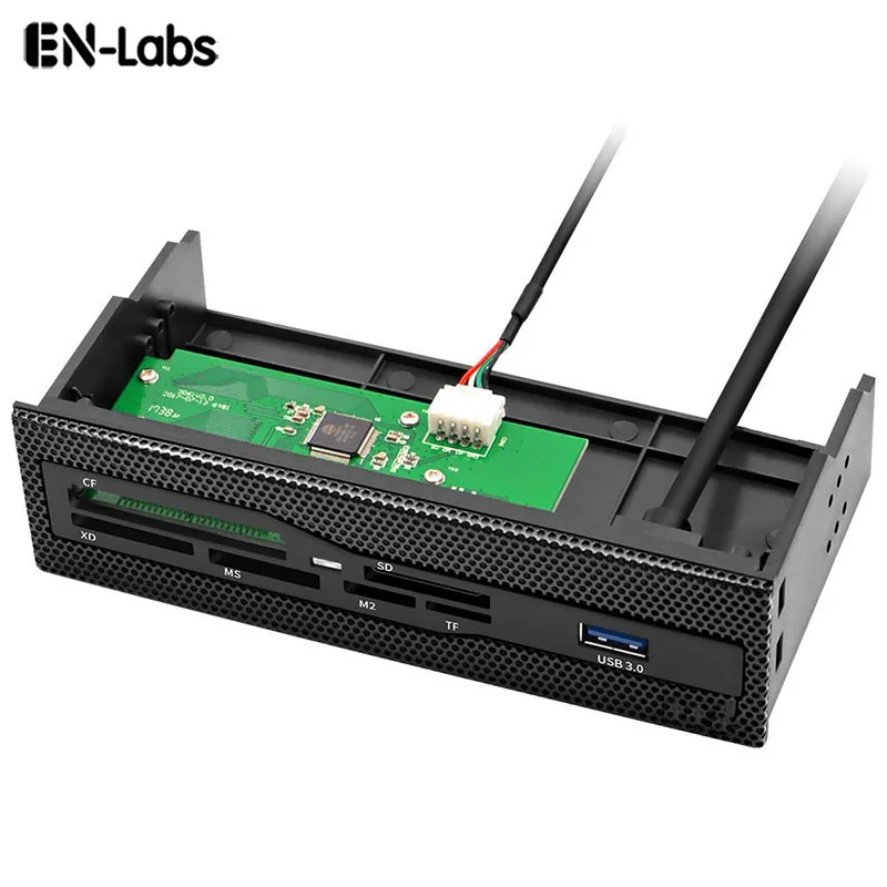 EN-Labs EN-Labs U2CR525U3 5.25" Internal Card Reader USB 2.0 USB 3.0 — Produktfoto