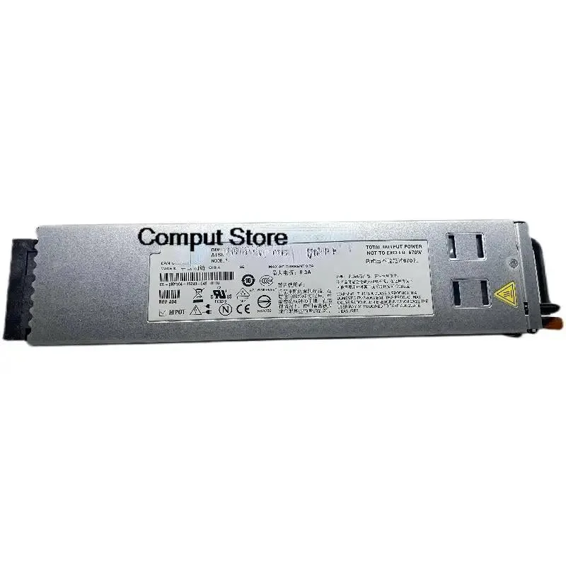 New ATX power supply unit in black metal casing