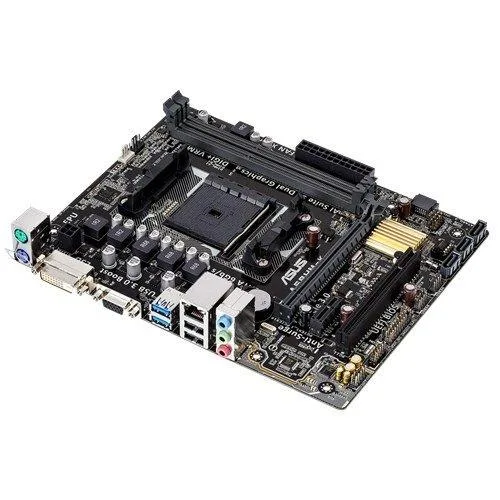 ASUS ASUS A68HM-K AMD FM2+ A68H Micro ATX Motherboard — Produktfoto