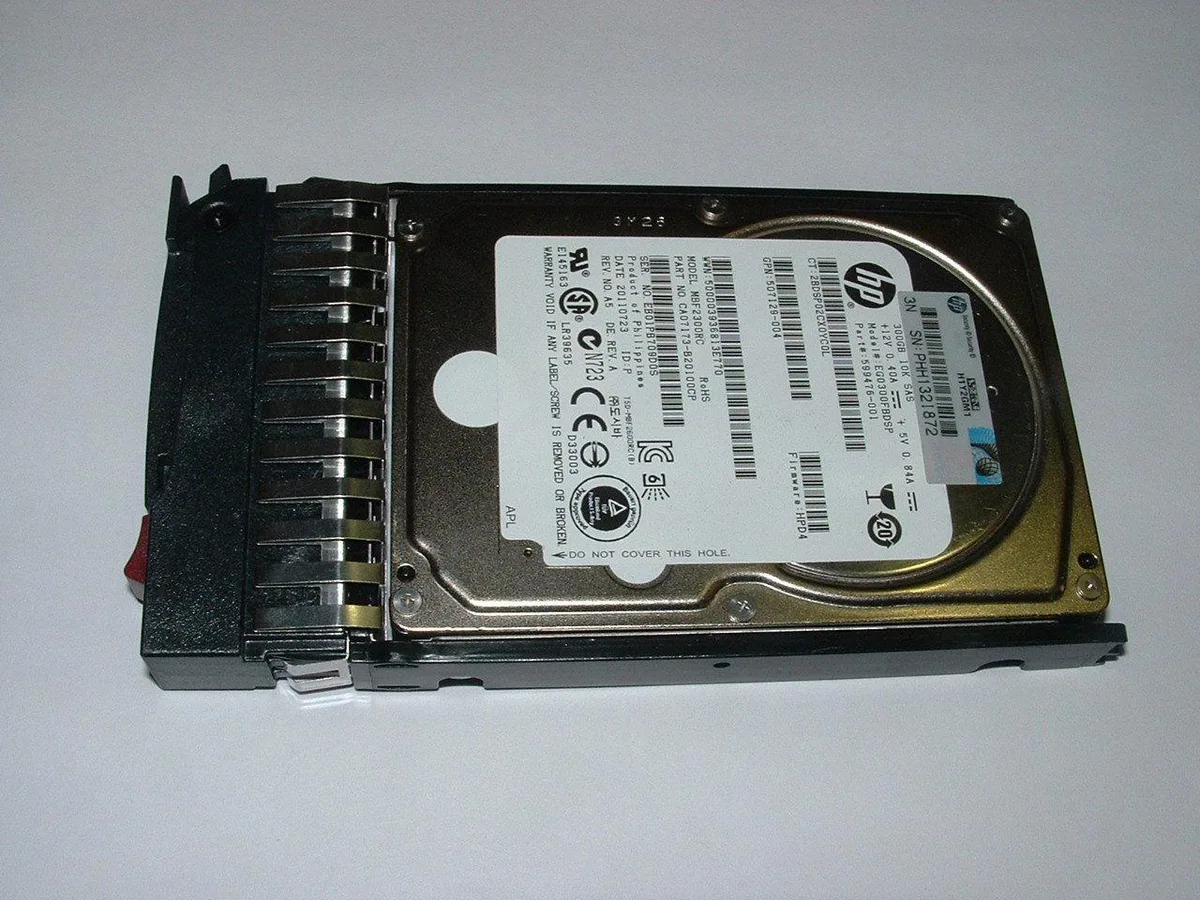 HP HP 507284-001 300GB 2.5" SAS 1000RPM internal hard drive — zdjęcie produktu