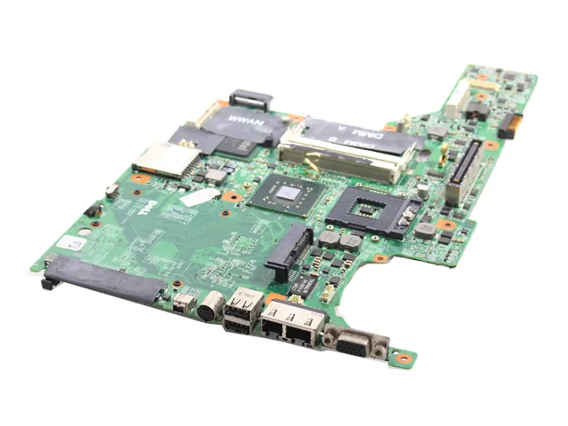 Dell Latitude E5400 motherboard green circuit board with silver components