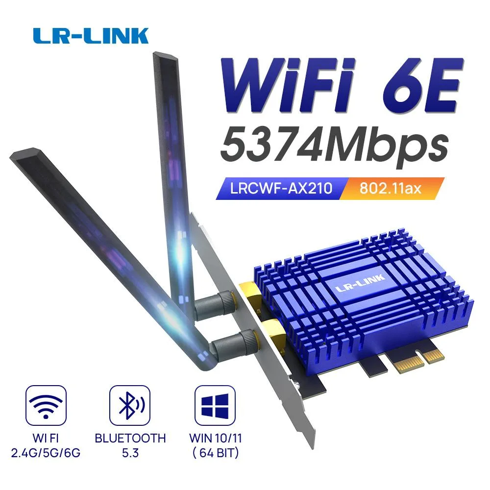 LR-LINK LR-LINK LRCWF-AX210 WiFi 6E PCIe expansion card — produktfoto
