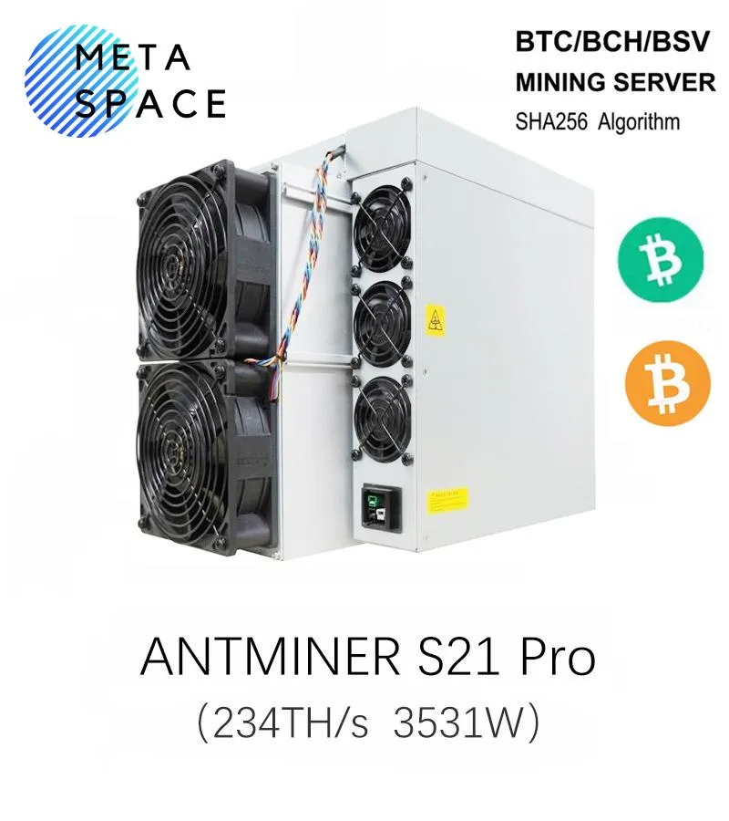 Rectangular silver mining unit with dual front fans and mesh vents