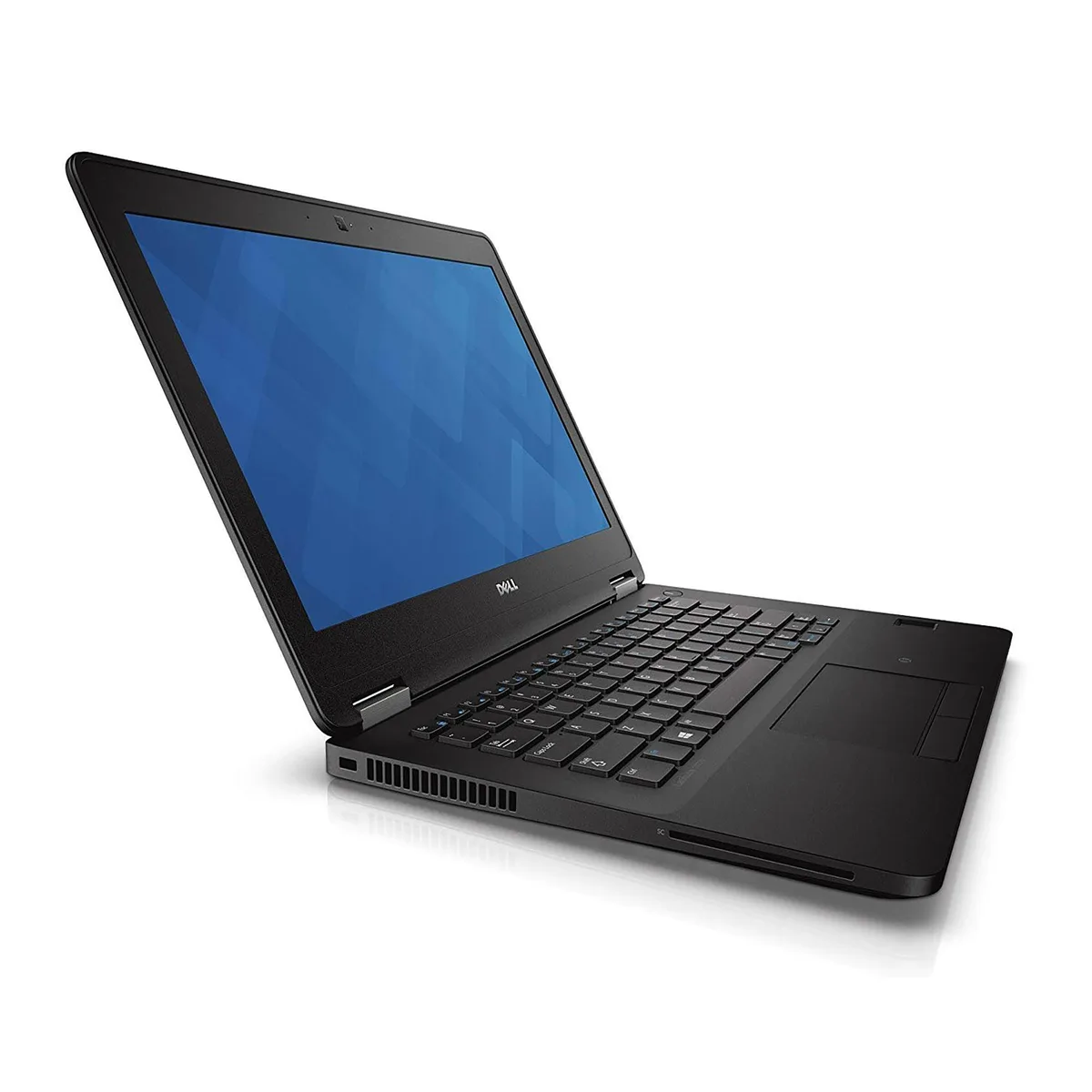Black Dell Latitude E7270 12.5 inch FHD laptop closed view