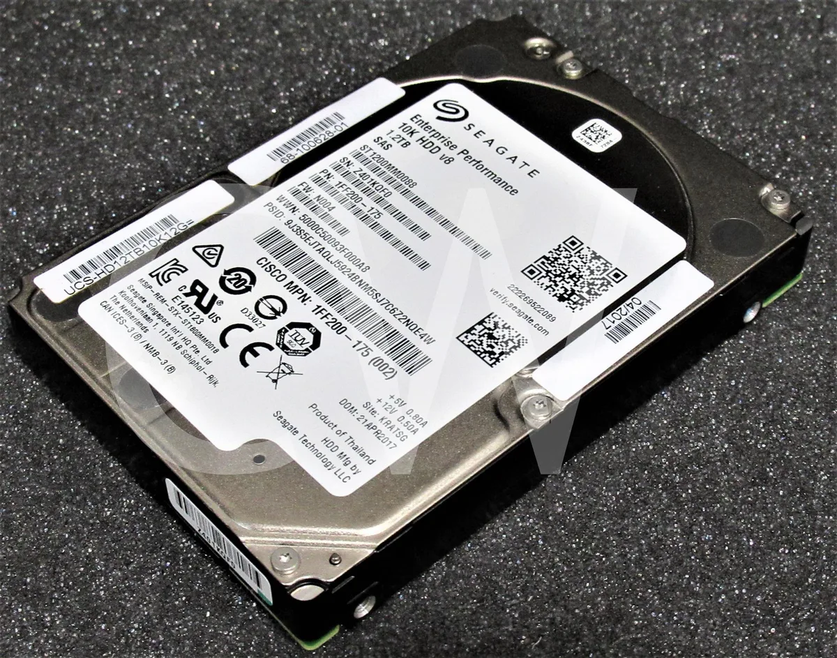 Seagate Seagate ST1200MM0088 1.2TB 10000RPM 12Gb/s 2.5" SAS internal hard drive — 商品写真