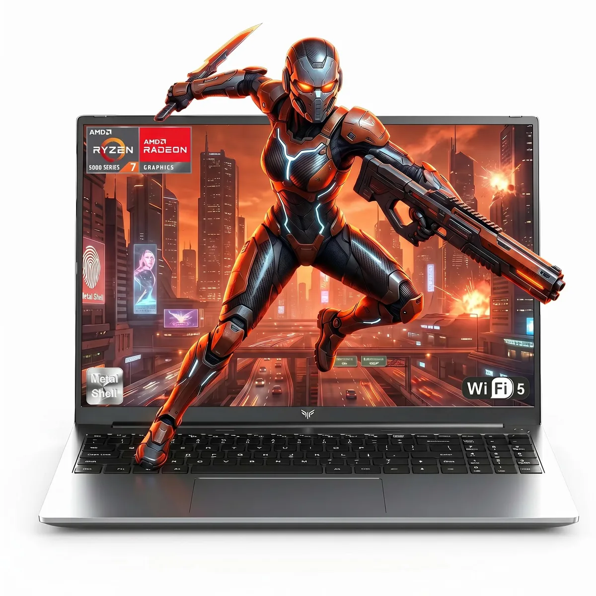 NIPOGI NIPOGI LX15 gaming laptop Ryzen 7 7730U 15.6" FHD 16GB 512GB — photo du produit