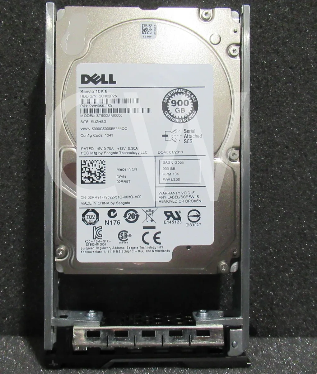 DELL DELL ST900MM0006 900GB 10000RPM 64MB 2.5" SAS internal hard drive — 商品写真
