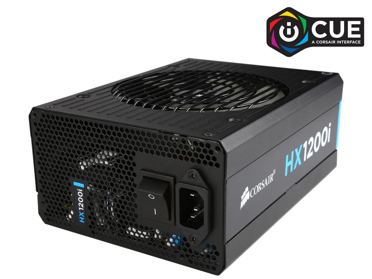 Corsair Corsair CP-9020070-NA HX1200i 1200W 80 PLUS PLATINUM power supply — product photo