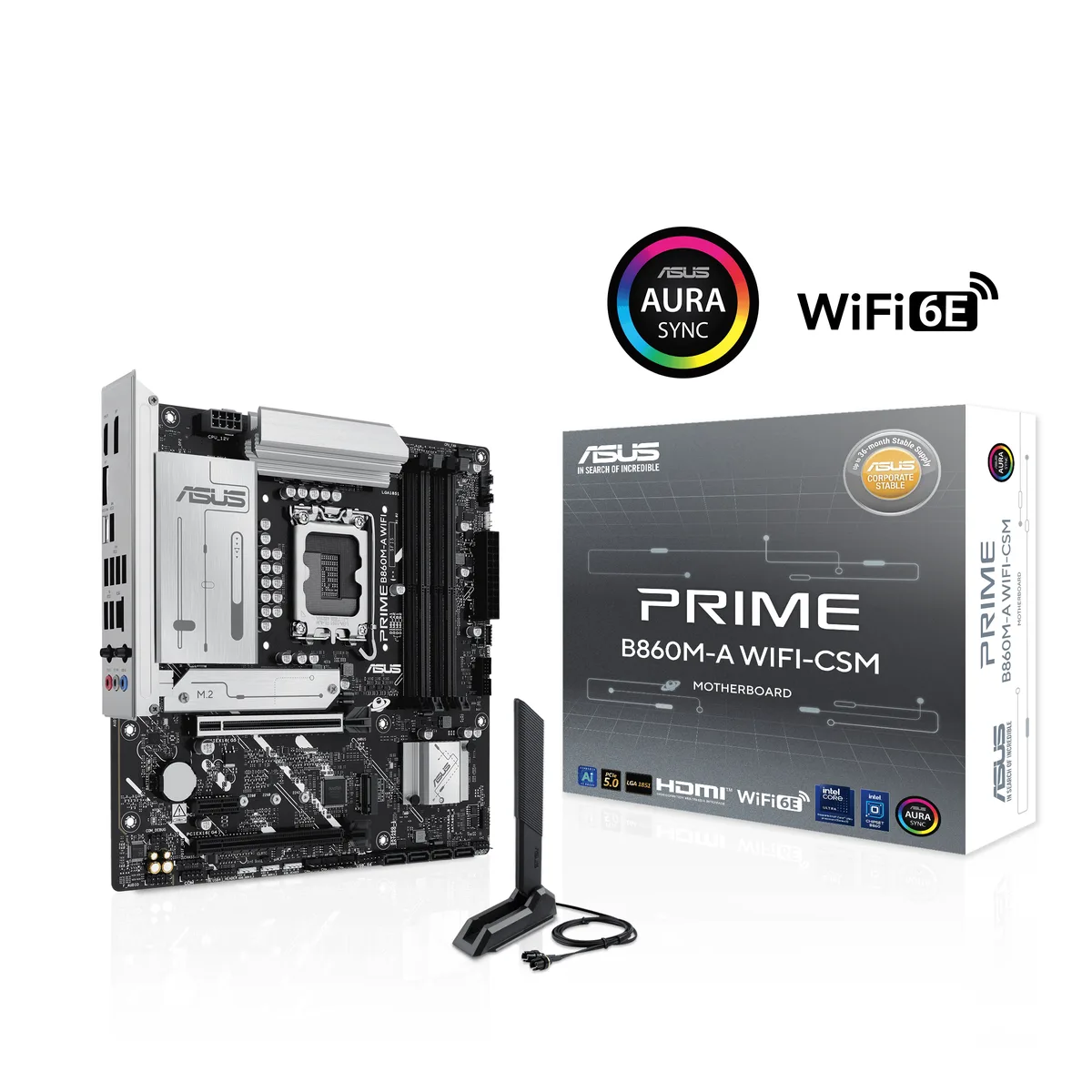 ASUS ASUS PRIME B860M-A WIFI-CSM Intel motherboard — product photo