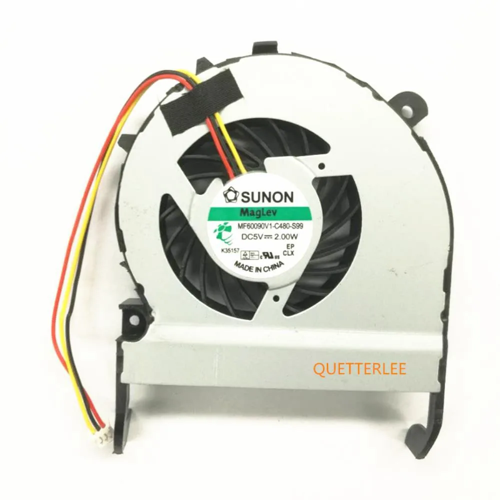 Compact black CPU cooling fan for Toshiba laptops