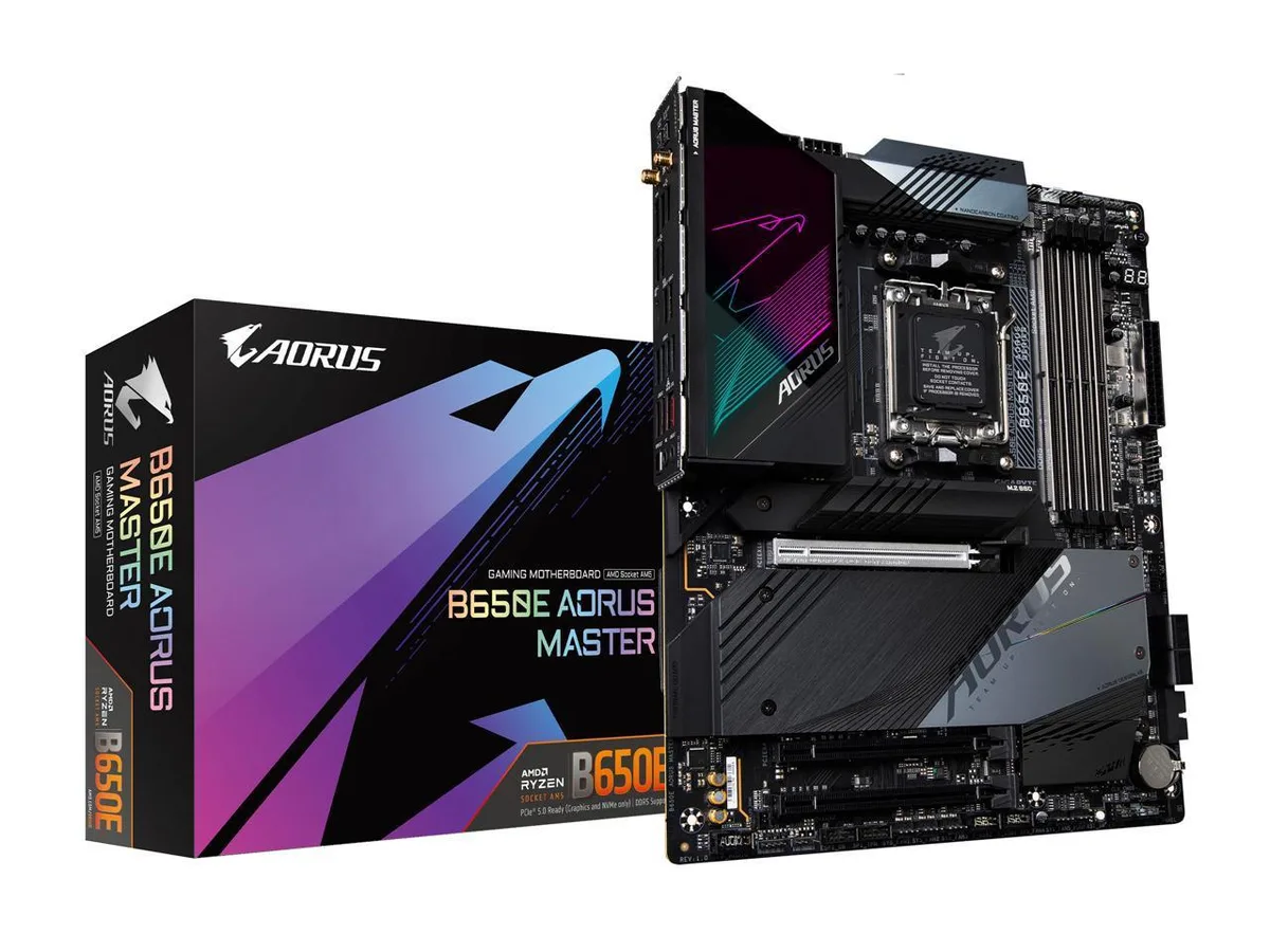 GIGABYTE GIGABYTE B650E AORUS MASTER AMD motherboard — photo du produit