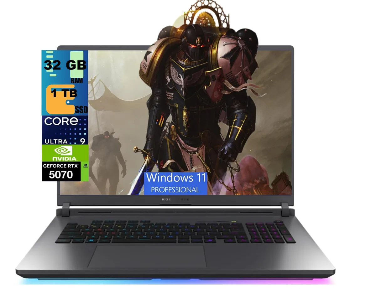ASUS ASUS ROG Strix G18 gaming laptop 18" 240Hz Ultra 9 275HX RTX 5070 32GB 1TB — 商品照片