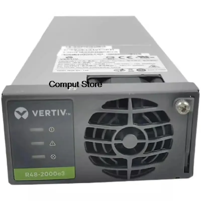 Rectangular metal ATX power supply unit, silver finish