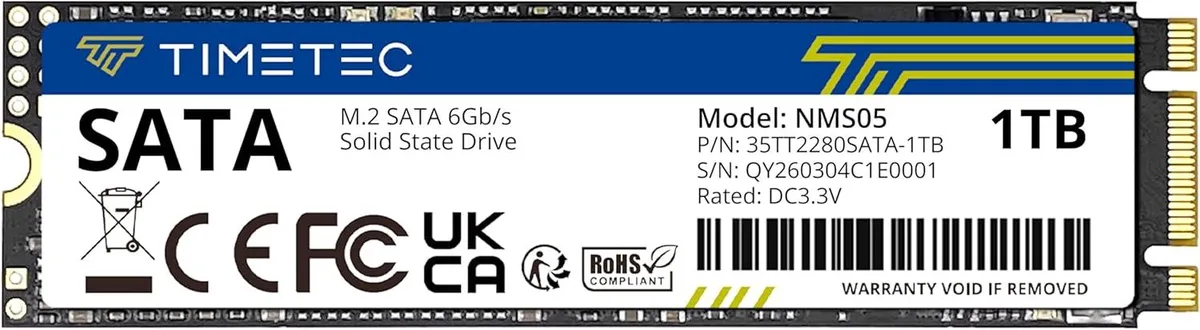 Timetec Timetec 35TT2280SATA-1TB 1TB SATA internal SSD — product photo