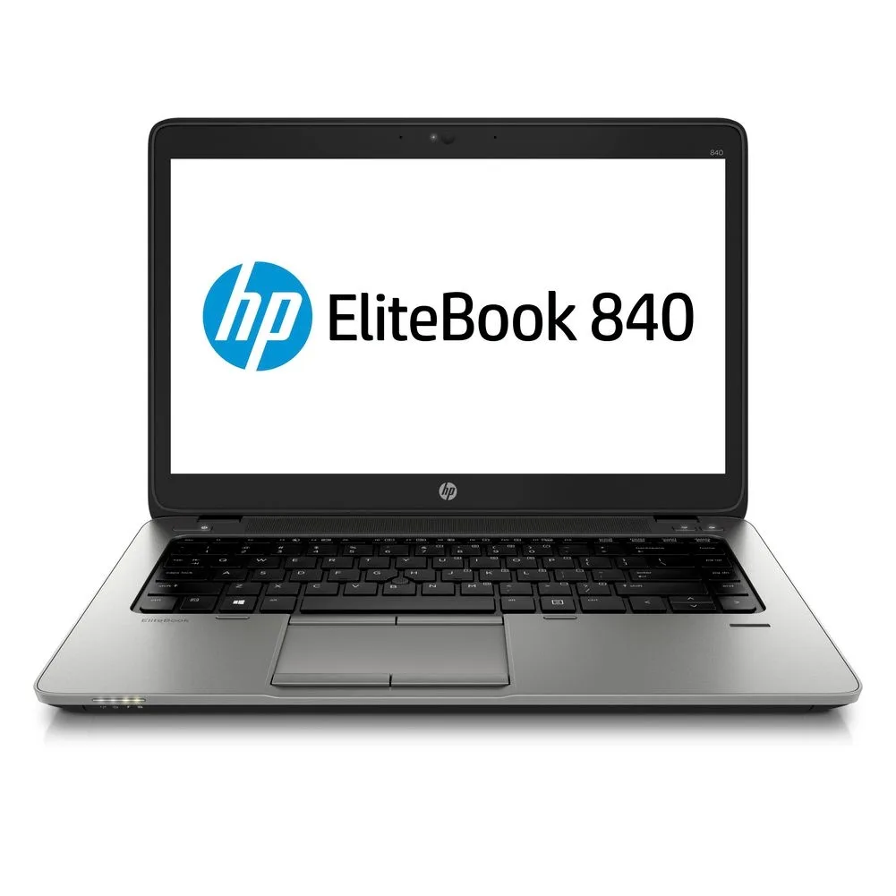 Silver HP EliteBook 840 G2 14 inch laptop closed