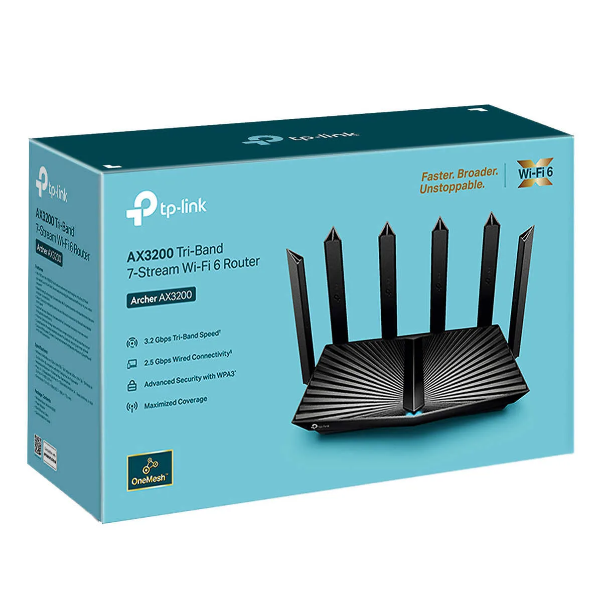 TP-Link TP-Link Tri-Band AX3200 Wi-Fi 6 Wireless Router — 商品写真