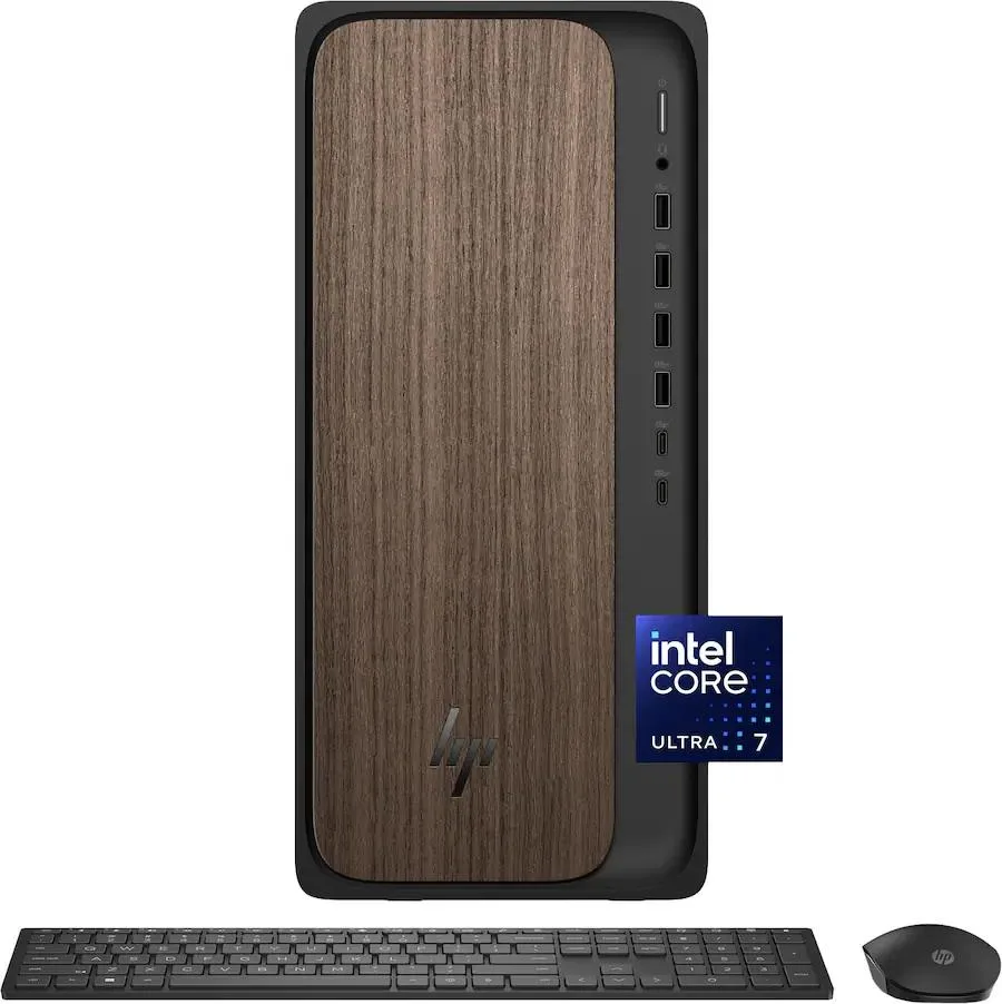 HP OmniDesk M03-0074 tower in dark wood finish