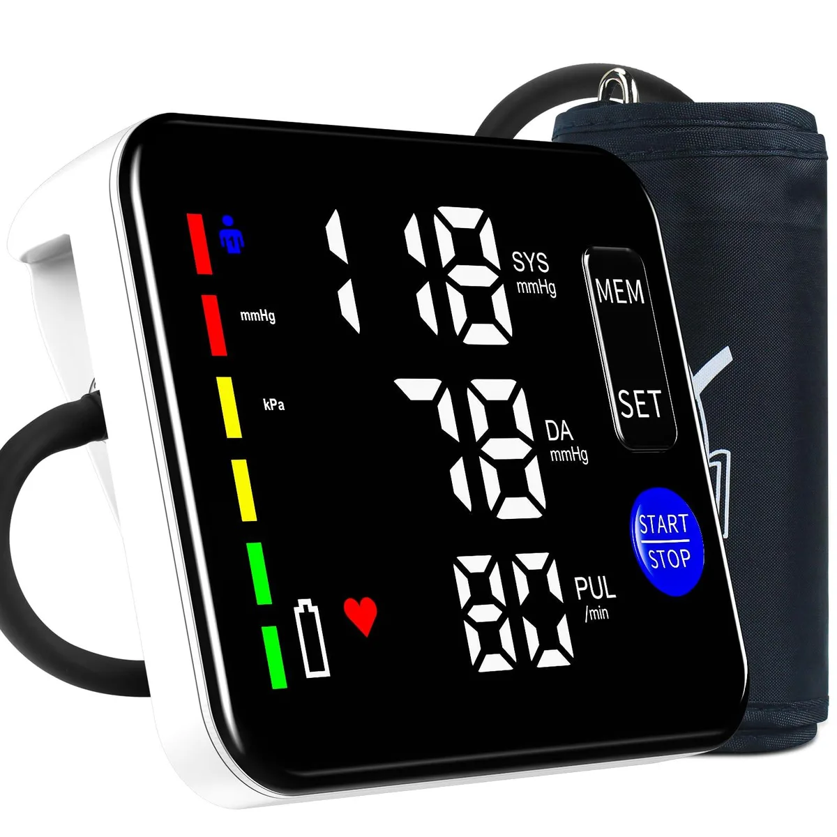  GUAEVER BP351A Upper Arm Blood Pressure Monitor 240 Memory 22-42 cm Cuff — снимка на продукта