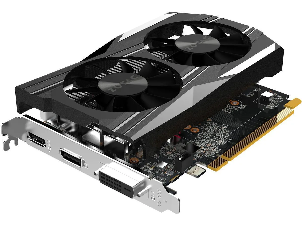 ZOTAC ZOTAC GeForce GTX 1050 Ti ZT-P10510B-10L 4GB graphics card — product photo