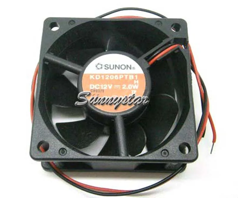 OEM Industries OEM Industries KD1206PTB1 60mm 2-wire fan 2-pack — photo du produit