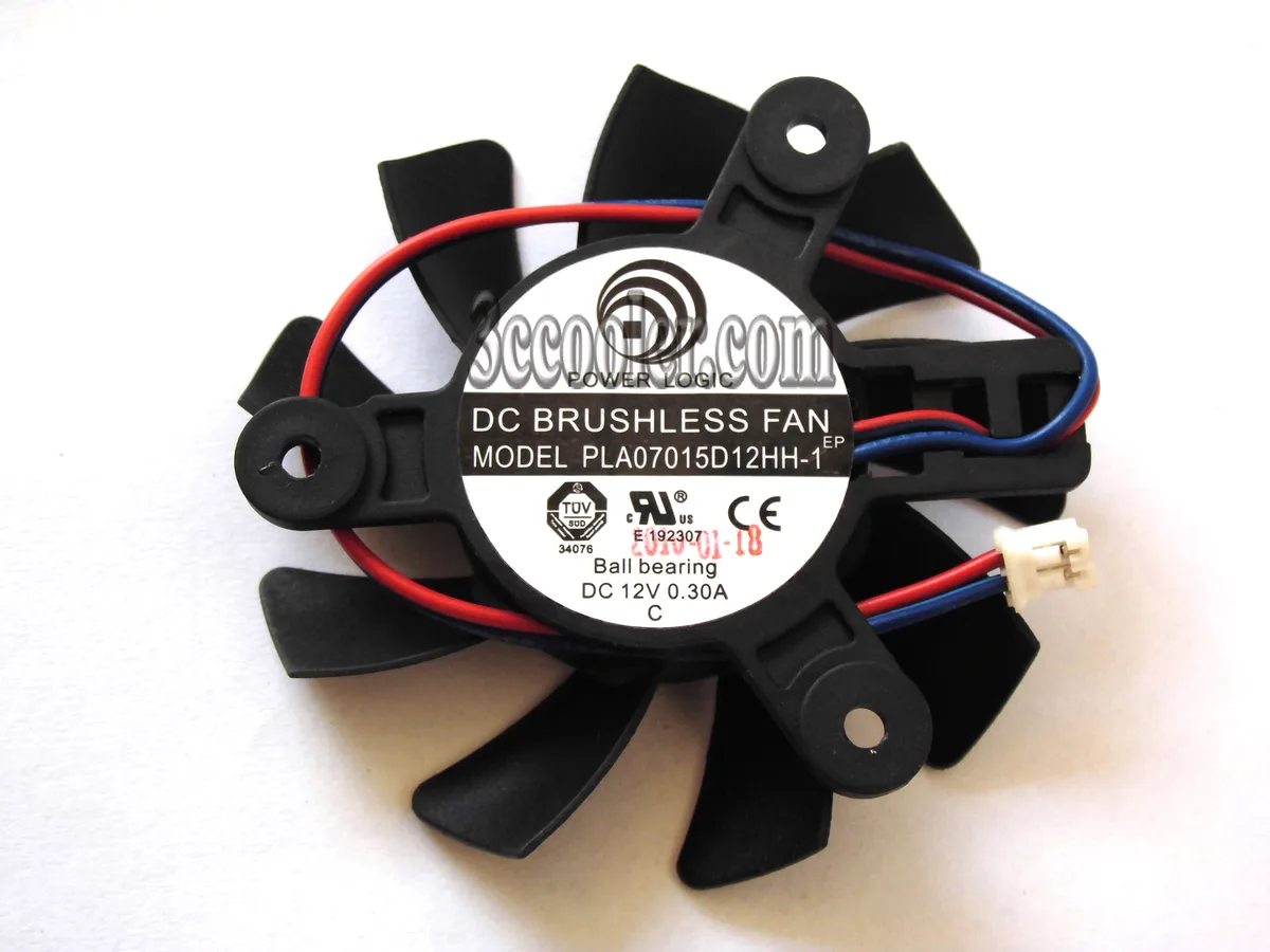 OEM Industries OEM Industries PLA07015D12HH-1 12V .3A 2-pin VGA fan 880Gs CPU cooler — toote foto