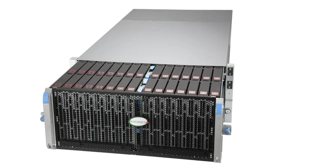 Supermicro Supermicro 640SP-E1CR60-G1-OTO-10 rack server dual Xeon 4310 60-bay 2000W — foto del producto