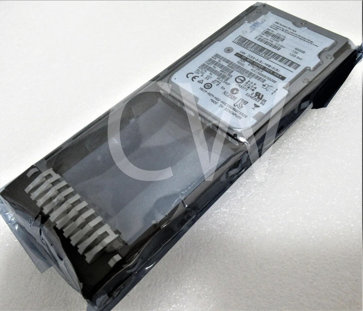2.5 inch SAS hard drive in system caddy tray