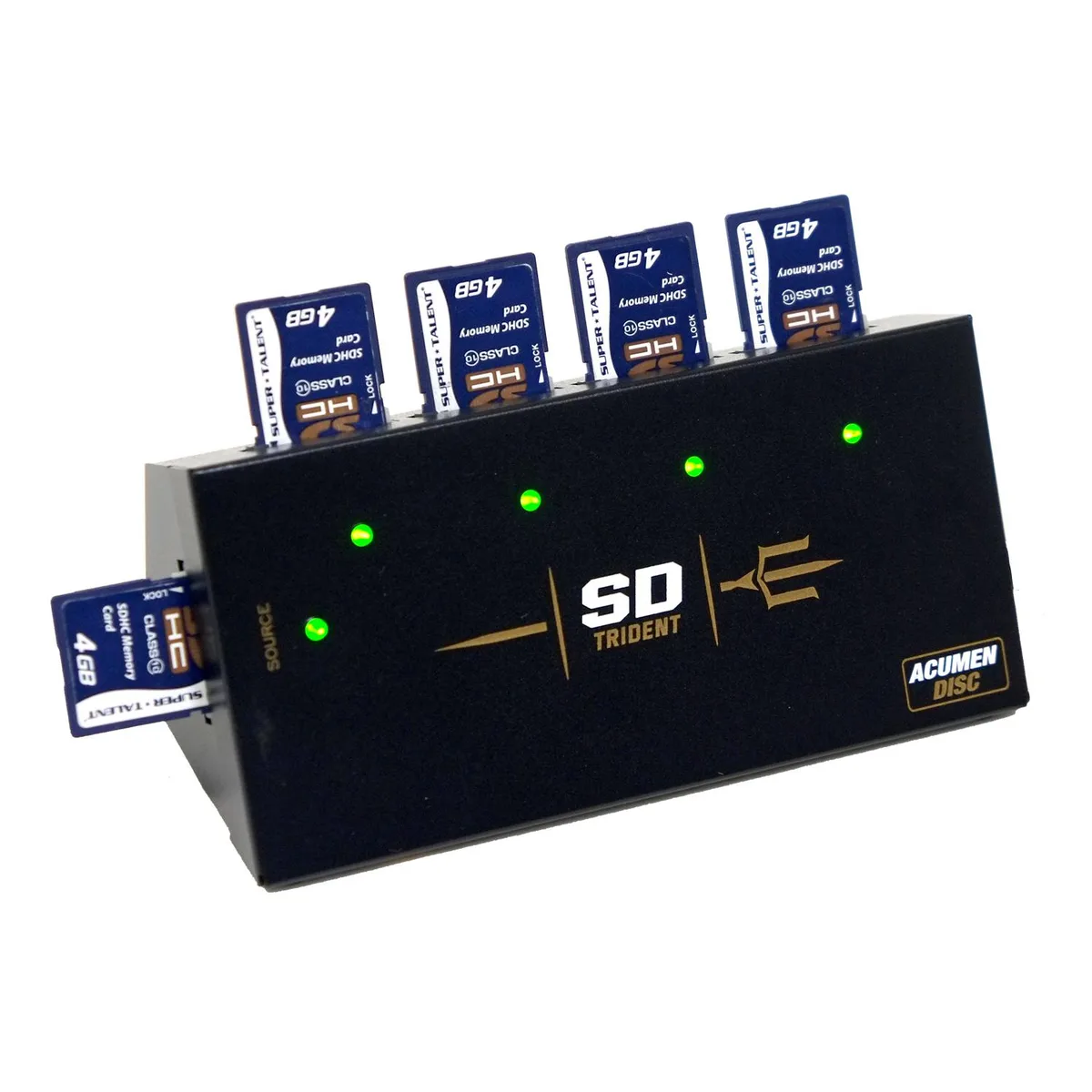 Acumen Disc Acumen Disc SD Trident 1-to-4 SD/MicroSD Duplicator 35MB/s — снимка на продукта
