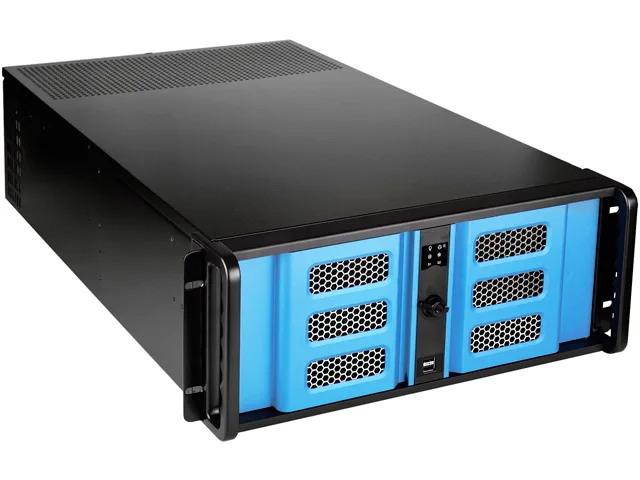iStarUSA Inc. iStarUSA Inc. D-300SE 3U Rackmount Server Chassis Black — 商品写真