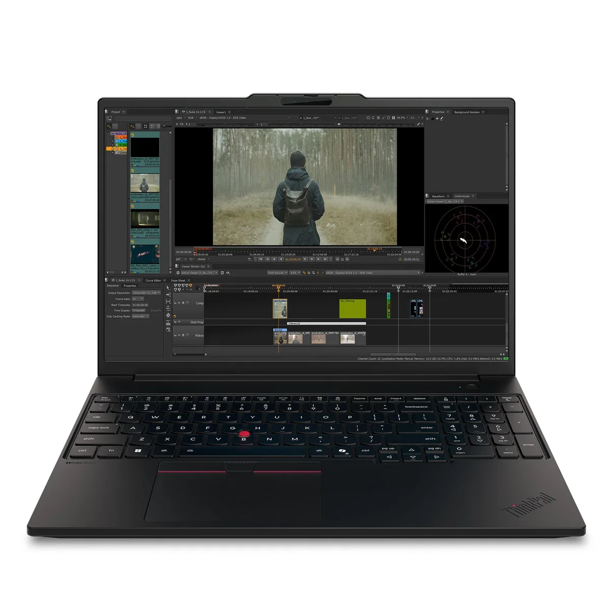 Lenovo ThinkPad P16s Gen 5 AMD 16 inch laptop dark finish