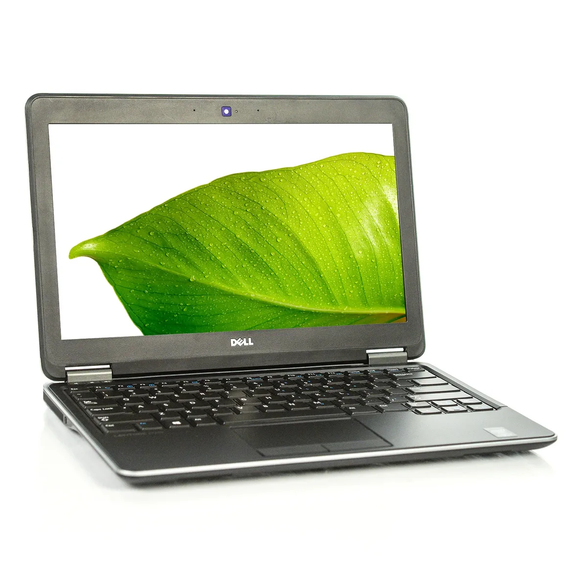 Black Dell Latitude E7240 12.5 inch laptop closed view