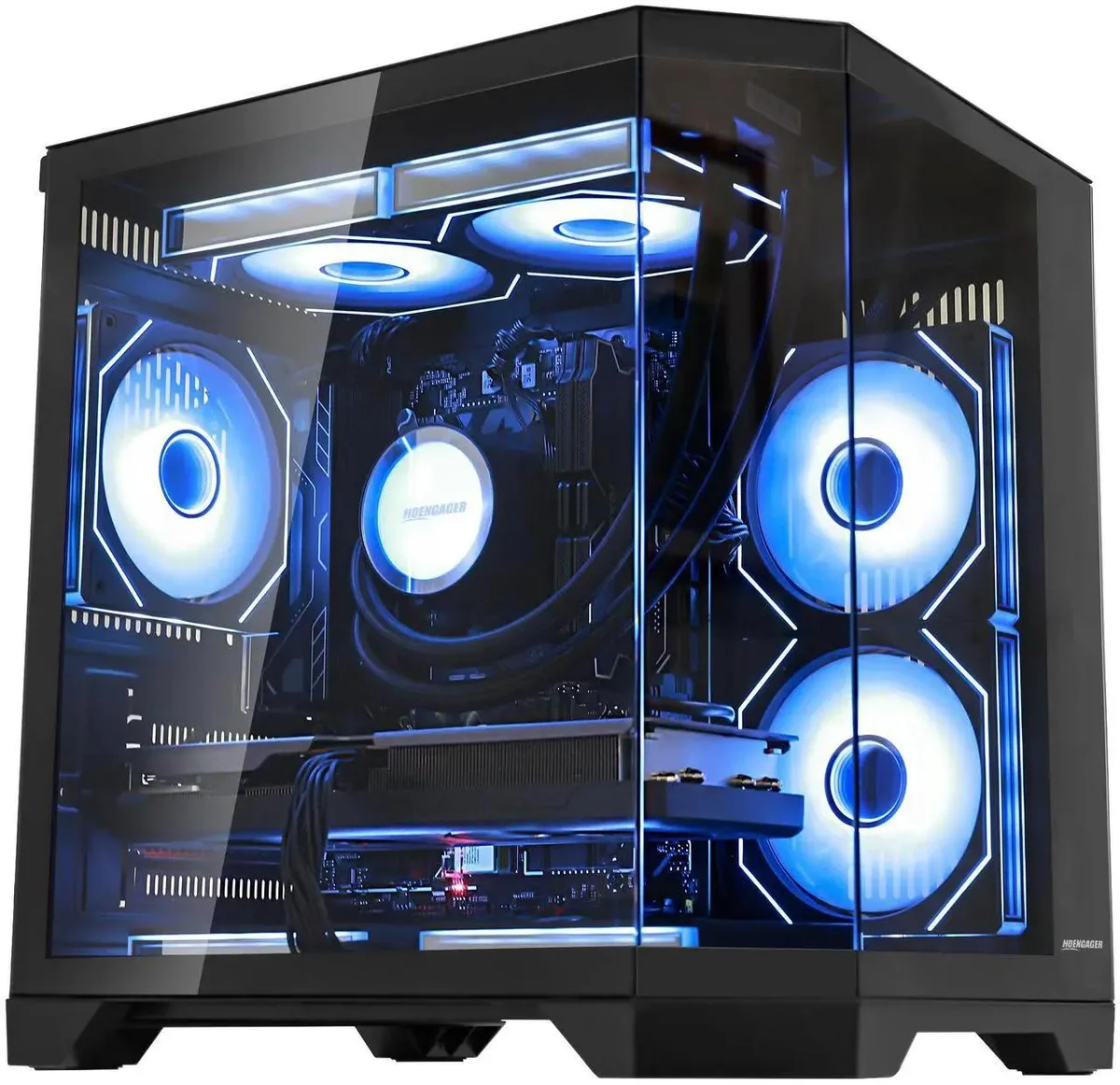 Hoengager Hoengager Gaming PC Ryzen 5 7600X RTX 5060 32GB DDR5 2TB 240mm AIO — product photo