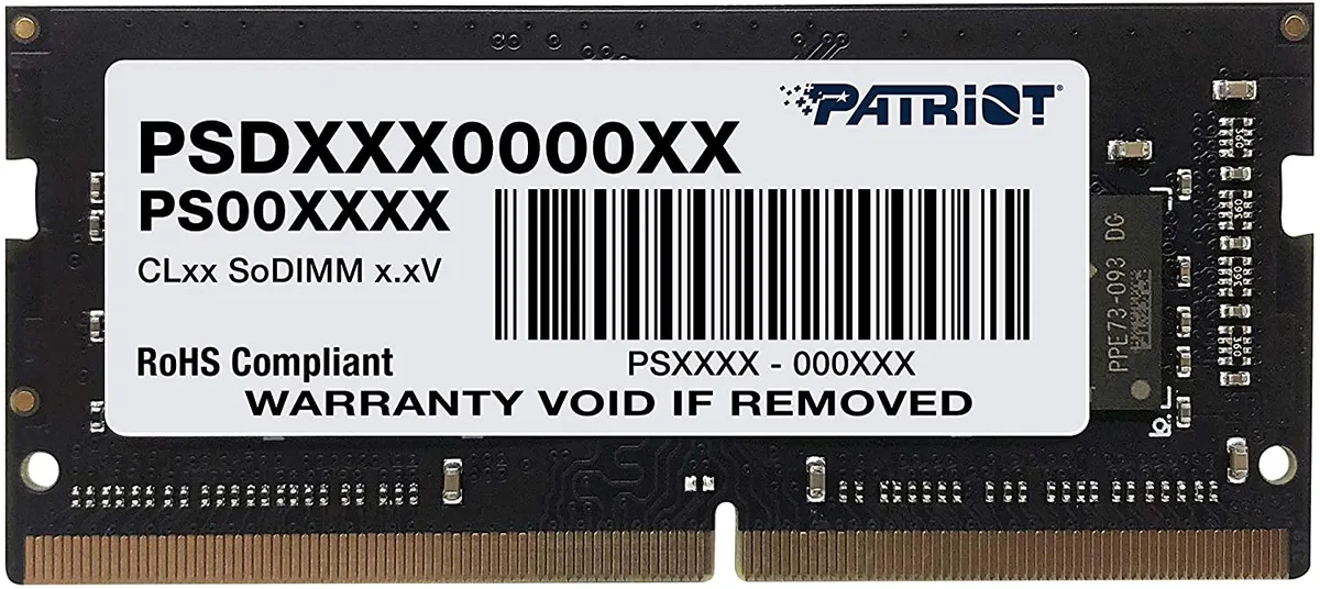 Patriot Memory Patriot Memory PSD48G213381S 8GB DDR4 2133 CL15 laptop RAM — termékfotó